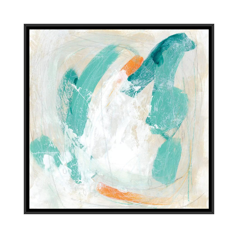 «Tidal Current IV» par June Erica Vess - Impression sur toile tendue sur toile tendue avec châssis, Toile avec cadre noir