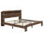 Lit avec rangement et tête de lit à DEL, 2 ports USB et rangement sous le lit-1866367978