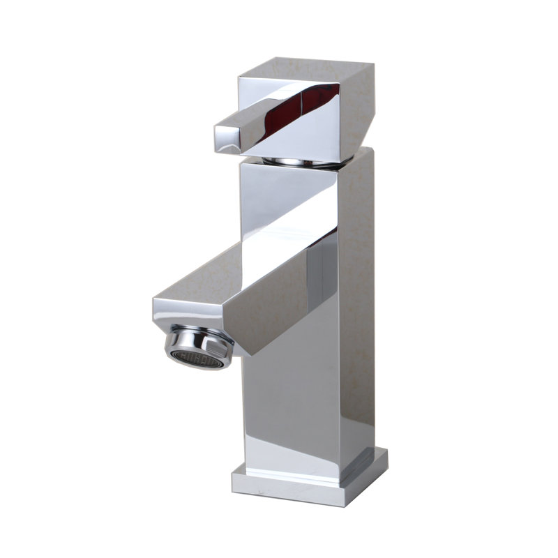 Single-Hole Bathroom Faucet with Drain Assembly, Chrome