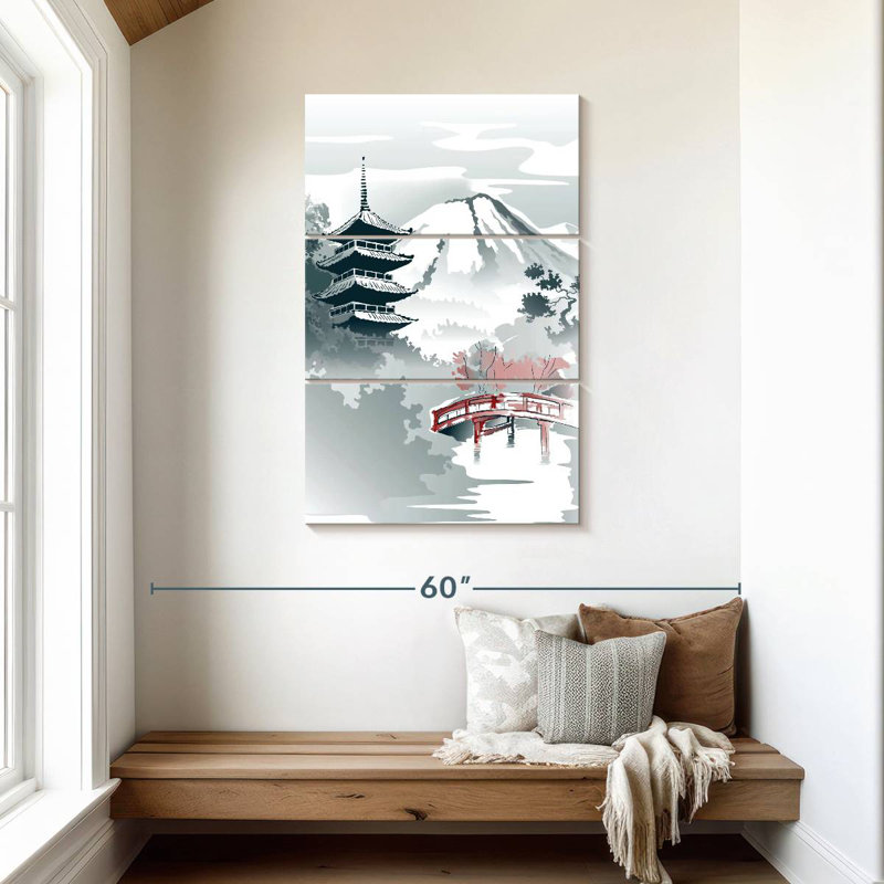 Nicci Japanese Bridge, 45" H x 28" W