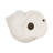 Coastal Shell Stoneware Figurine with Textured Design and Sculptural Detailing for Nautical and Beach-Themed Decorative Accents