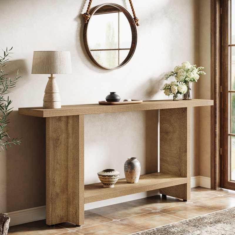 59-Inch Long Farmhouse Console Table