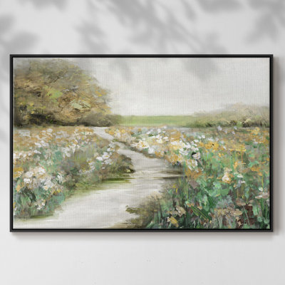 Toile tendue encadrée Quiet Meadow