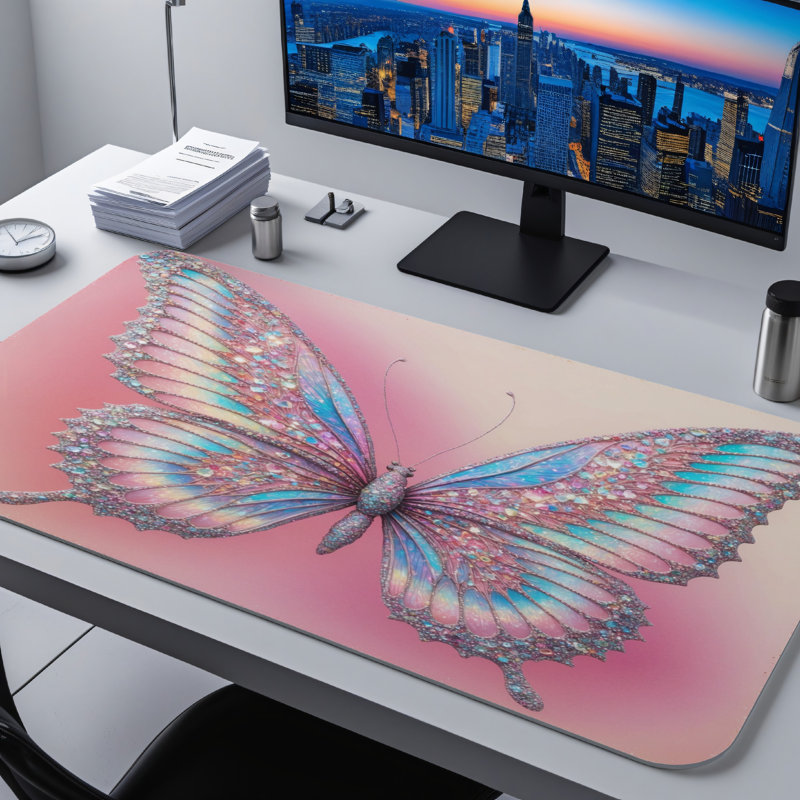 Polyester Desk Pad, 23.6x13.8