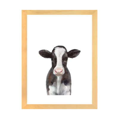 " Holstein Calf " by Watercolor Luv