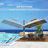 11' Rectangular Umbrella Eco-Friendly Fabric Cantilever Umbrella with Base and Soft Colours Changing Light for Umbrella-1174324796