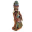 Fierce Aztec Jaguar Warrior Ceramic Figurine