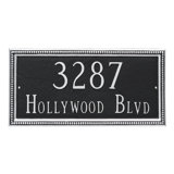 Verona 2-Line Wall Address Plaque