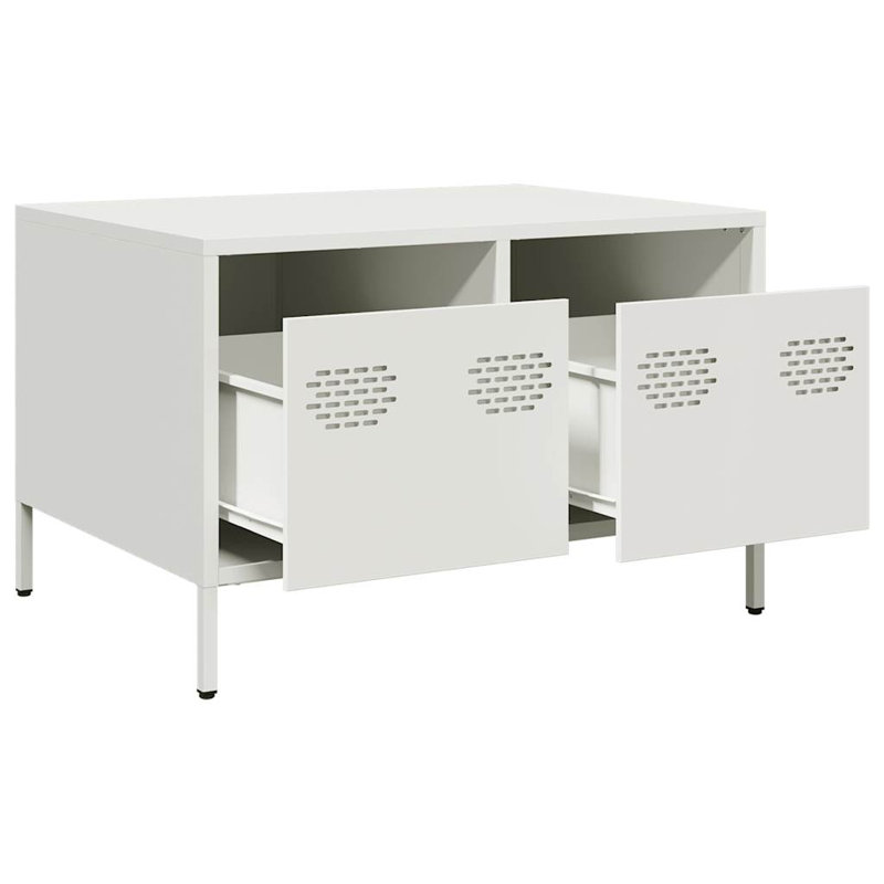 Avarni Unfinished TV Stand for TVs up to 24", White