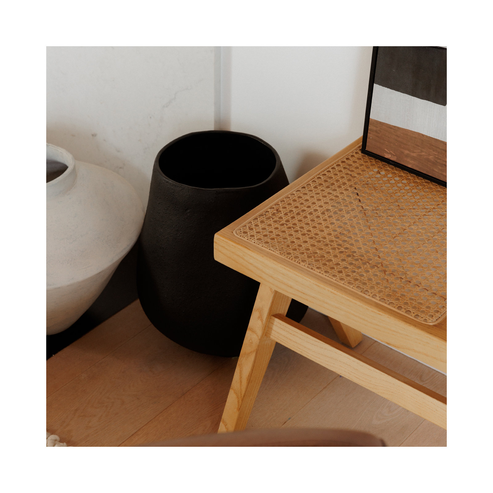 Holmfirth 16.5'' Handmade Earthenware Floor Vase
