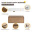 Ensemble de meuble-lavabo mural simple 30 po, meuble-lavabo flottant avec plateau de lavabo en résine, 1 tiroir