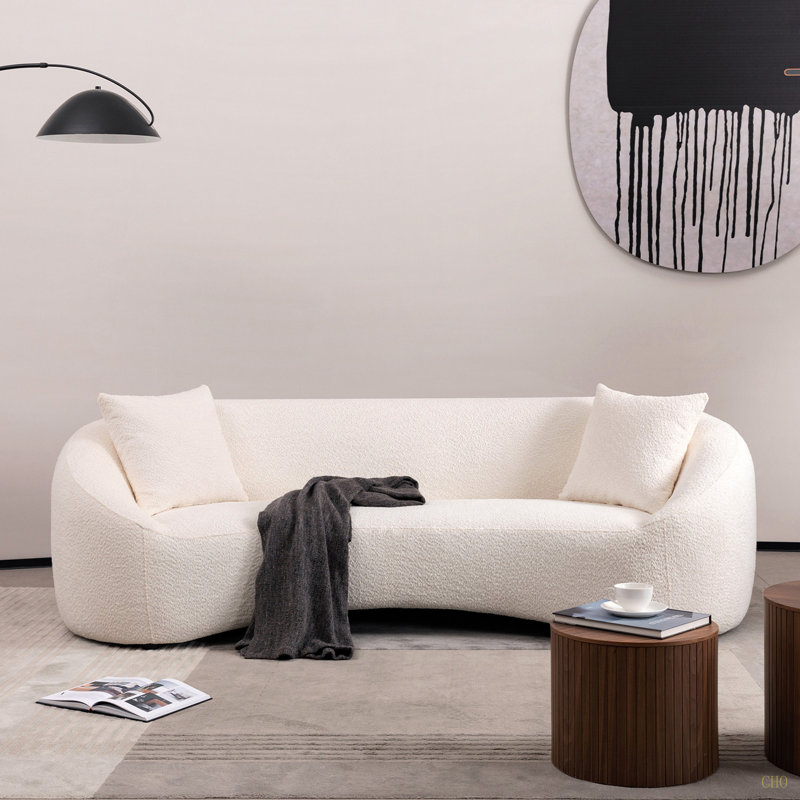 Canapé 93,31 po Minimalist Curved