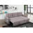 Ashlyn 84" Light Gray Reversible Sleeper Sectional Sofa