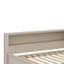 Lit de jour en bois avec tablettes et tiroirs de rangement-1152130544