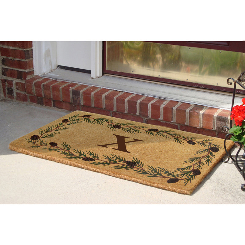 Tapis de porte antidérapant pour l'extérieur, L 30 po x L 48 po, X