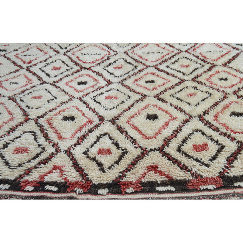 One-of-a-Kind Rectangle 5'6" x 10'2" Hand Knotted Area Rug