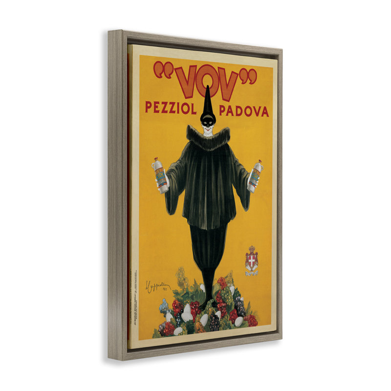Art rétro sur toile encadrée brune, affiche rétro Alco, conception par Marcello Nizzoli, H 25 po x l 17 po