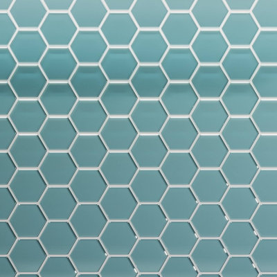 3" Beehive 10.25in.x11.75in. Glass Mosaic Tile