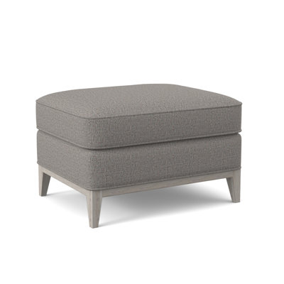 Sonoma Boucle and Velvet Ottoman