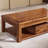 Mid-century style design solid wood coffee table