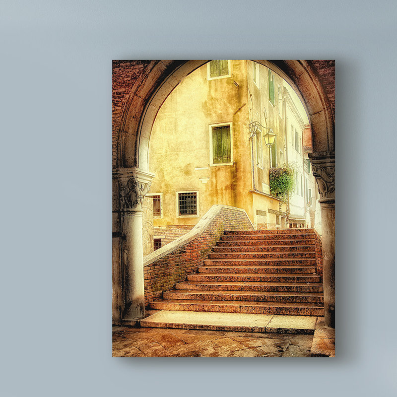 «Italian Archway», reproduction d'impression sur toile tendue, H 19 po x l 14 po x P 2 po