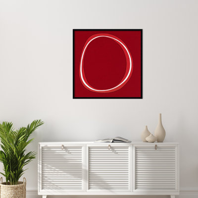 Red Circle par Alex Dunn - reproduction de cadre photo simple