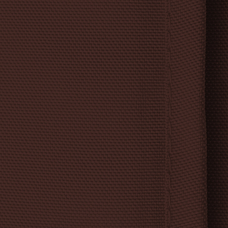 Solid Color Round Tablecloth, 90" L x 90" W, Chocolate, 1