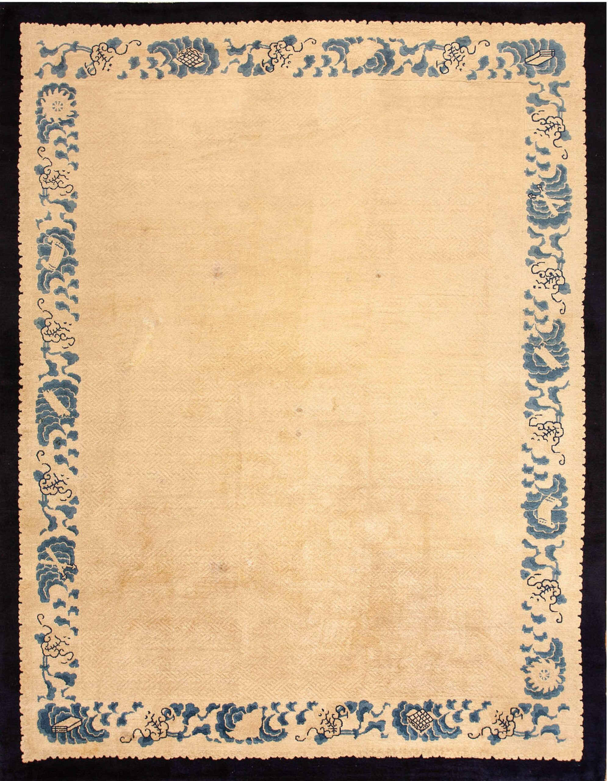 The New England Collection Minimalist Open Cream Color Field Antique ...