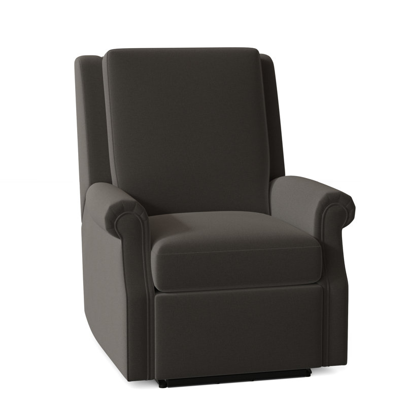 Roll Arm 32.5" Wide Standard Recliner, 9953 Pewter, Swivel Glider, Manual