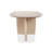 Kennedy Ash Wood Oval Dining Table In White Sand