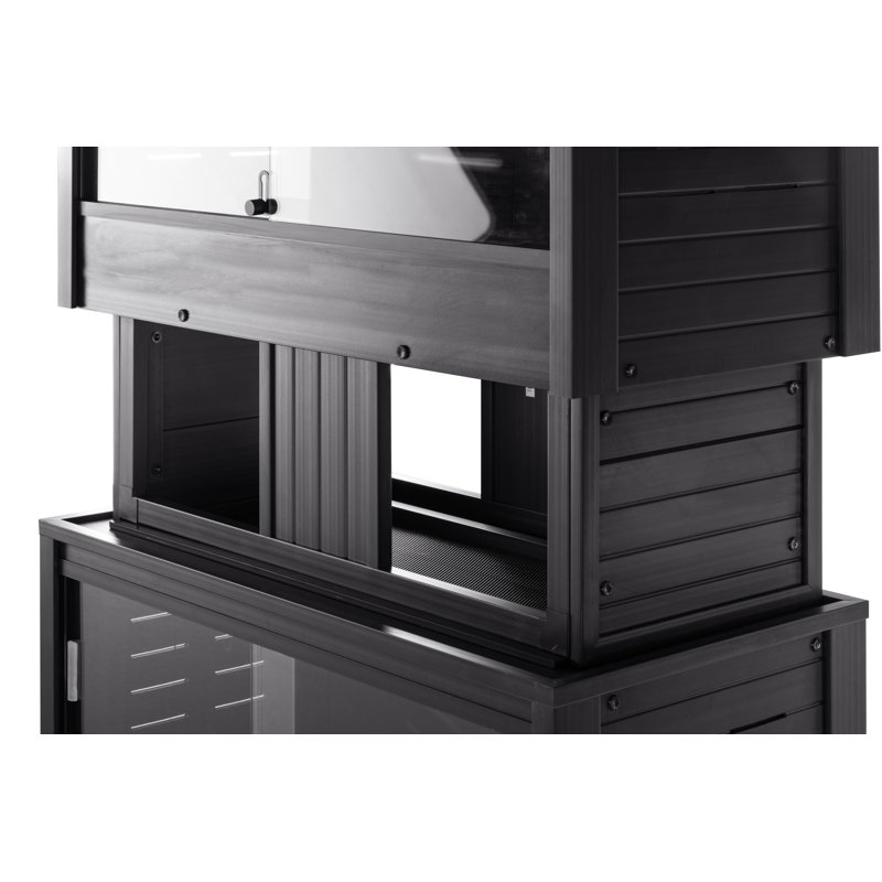 Terrarium moyen avec support Cannock, Noir