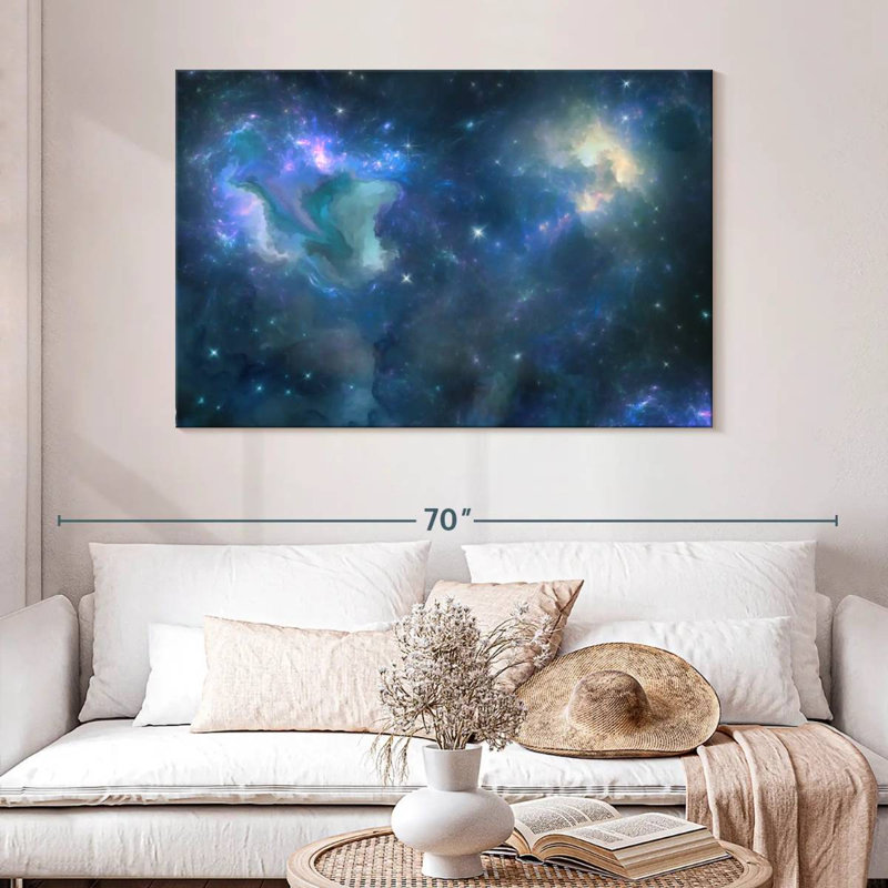 Oberle Space Nebula, 32" H x 48" W