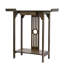 Console de vestibule en bambou de 32 po avec tablette et tiroir de rangement pour le salon