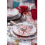 Piece Porcelain China Dinnerware Set - Service for 6