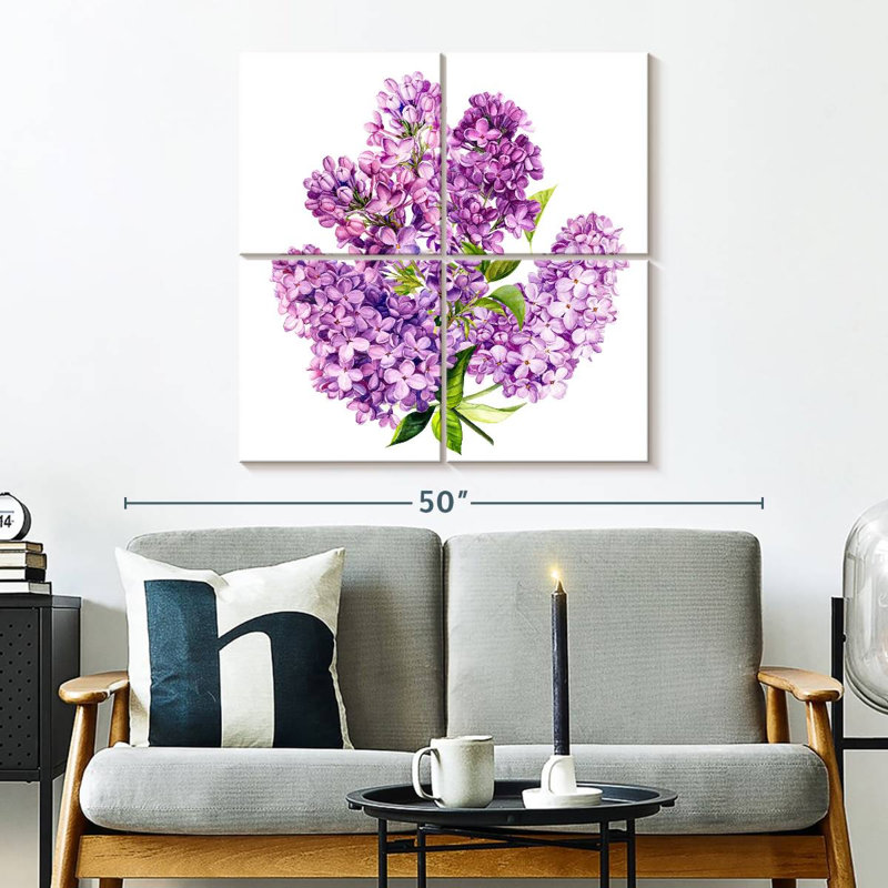 Grappe de lilas Harnek, H 32 po x l 32 po