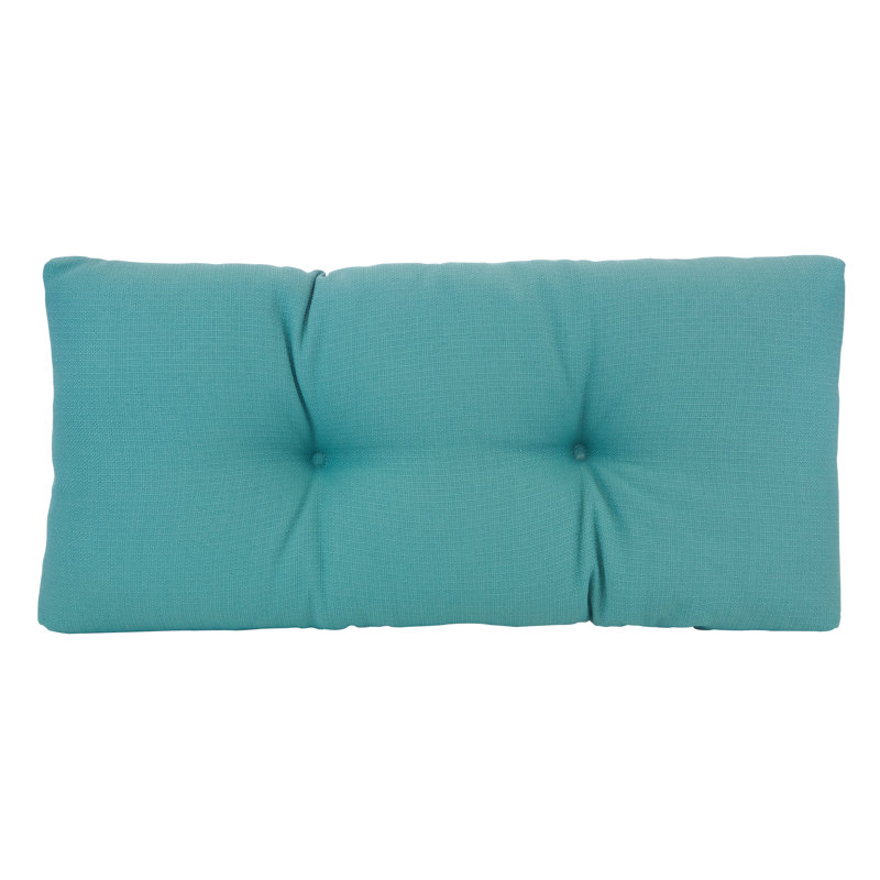 Coussin de banc antidérapant 30 po x 14 po x 3 po, Bleu sarcelle