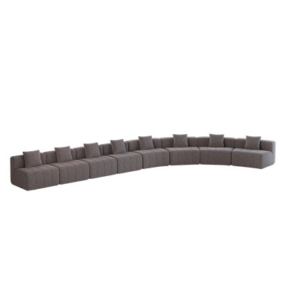 Canapé modulaire à compression Daijha Boneless