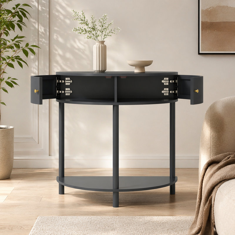 Console demi-lune Artisan-Wave