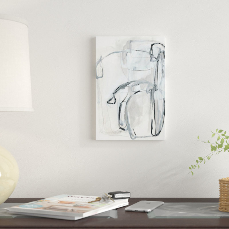 «Entanglements II», reproduction sur toile, H 12 po x l 8 po x P 0,75 po, Toile tendue, Pas de tapis