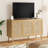 47.2"  3-Door storage Sideboard with Rattan  Doors-46512582-59821203
