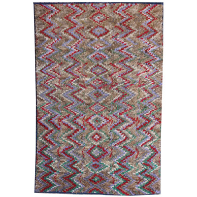 Lalma Chevron Hand Woven 161cm X 244cm Area Rug