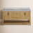 Gola 72'' Double Bathroom Vanity with Carrara Marble Top
