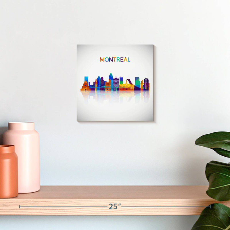 Horizon de Nicci Montréal en couleurs, H 10 po x l 10 po