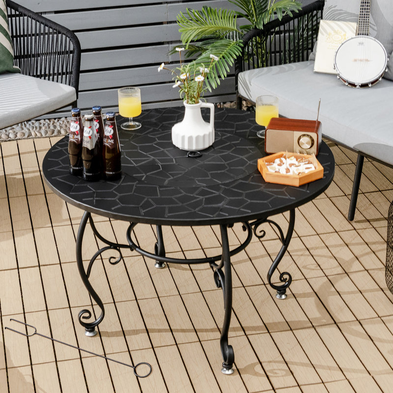 Round Steel Wood Burning Smokeless Fire Pit
