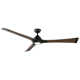Woody 3 - Blade Outdoor/Indoor Smart Propeller Ceiling Fan with LED Light Kit and Remote Control Included, Works With Alexa and iOS or Android App