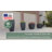 Resin Pot Planter With Water Reservoir-1388002536