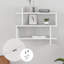 Argonaut Modern Wall-Mounted 2-Tier Floating Bookshelf-24069839
