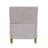 York Modern Transitional Linen Upholstered Recliner Accent Chair with Nailhead Trim - Grey-673605944