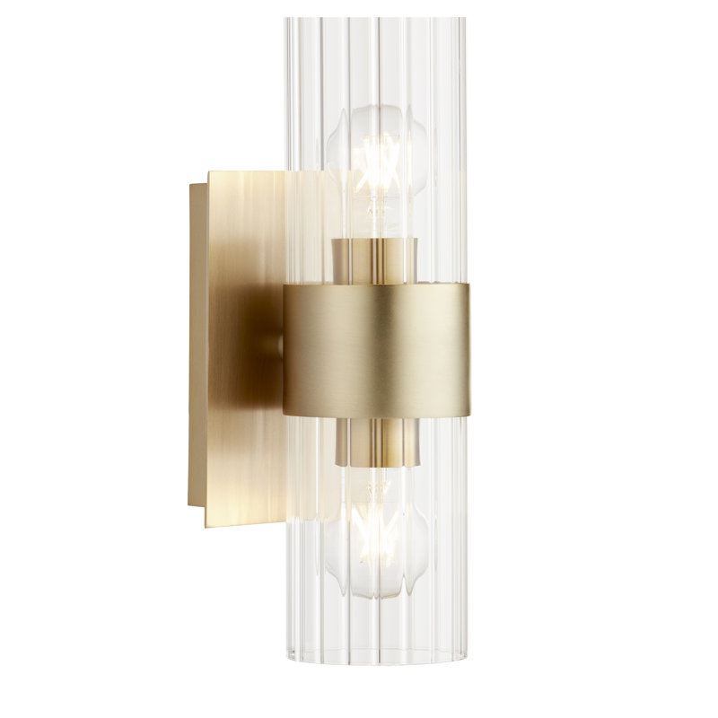 Suanne Steel Wallchiere, Aged Brass