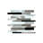 Twilight Random Sized Straight Edge Metal and Glass Mosaic Tile-55240771